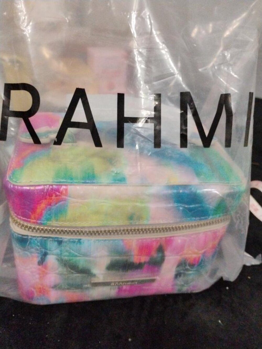 Brahmin Multicolor Impression Melbourne DI Iridescent Charmaine Travel Case NWT - Picture 11 of 11